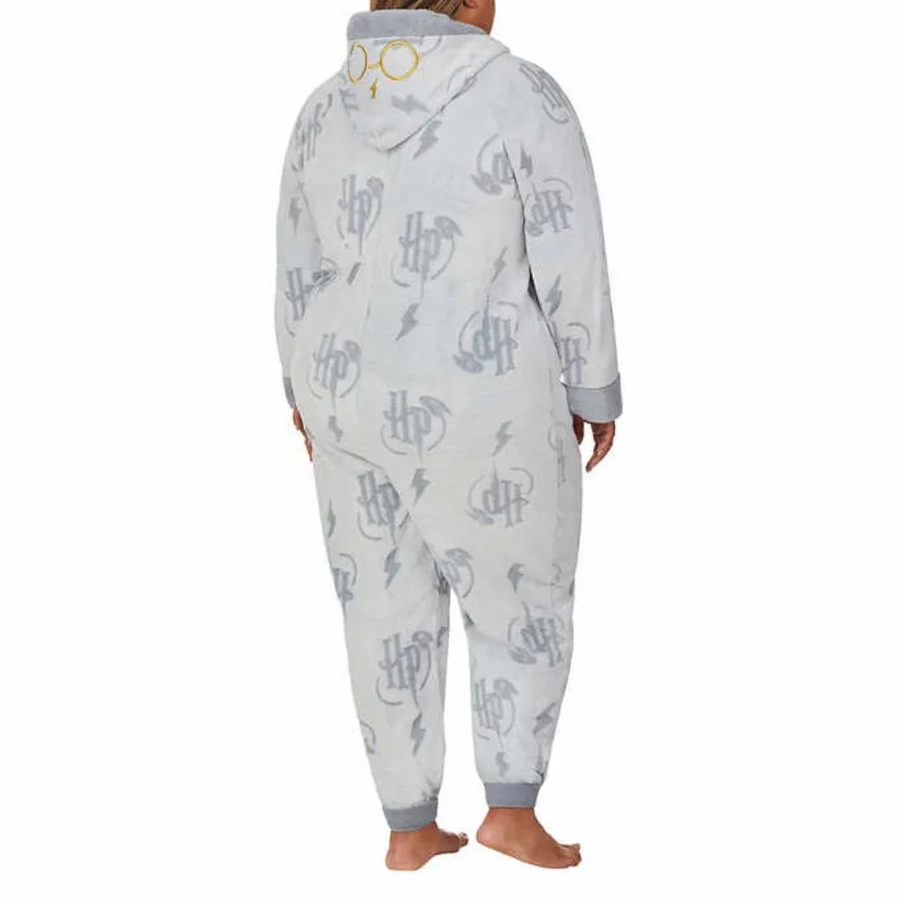 Harry Potter Cozy One Piece Pajamas - Picture 6 of 7
